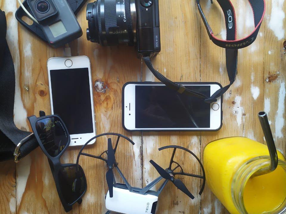 Gear packed for the ride