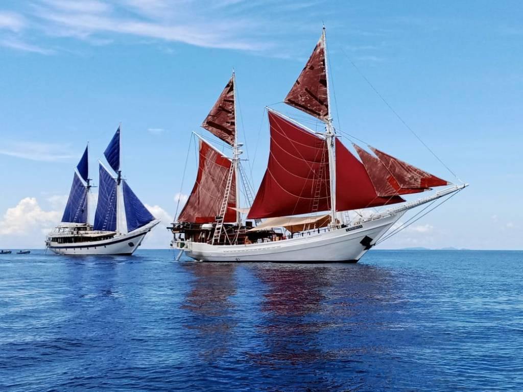 Seatrek Sailing Adventures Pinisi boats: MSV Katharina and MSV Ombak Putih