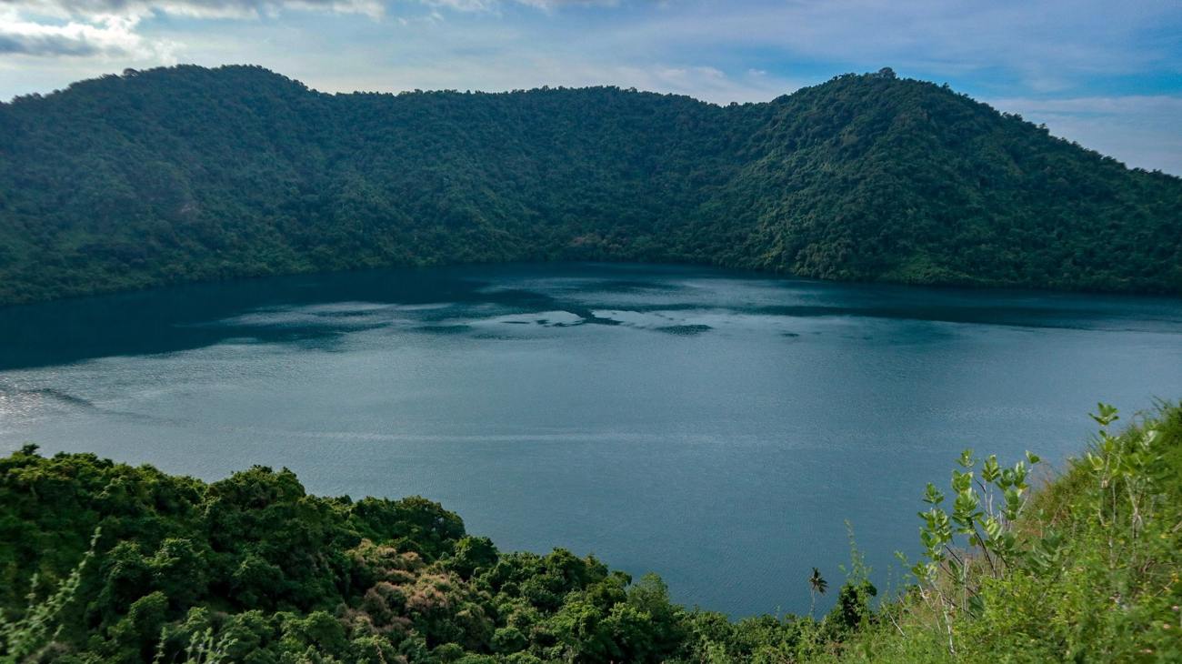Satonda Island and its salt lake
