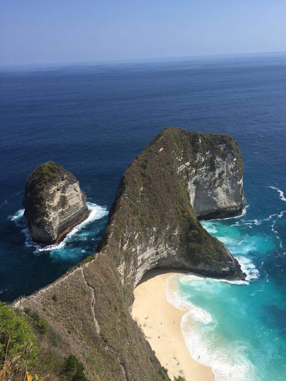 Kelingking Beach cliffs, Nusa Penida, Bali