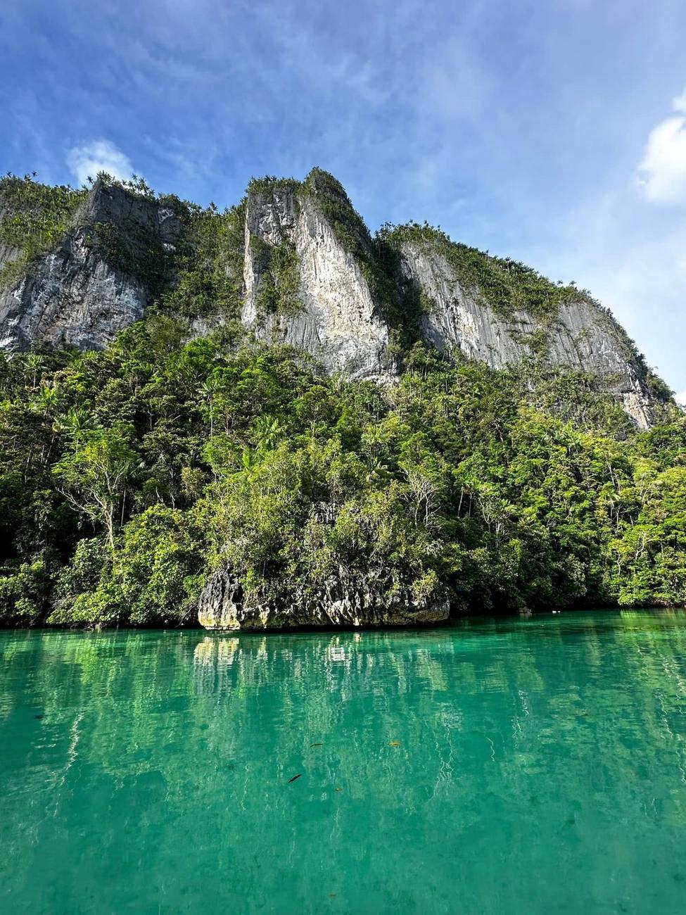 Karst lagoon near Kaimana, West Papua