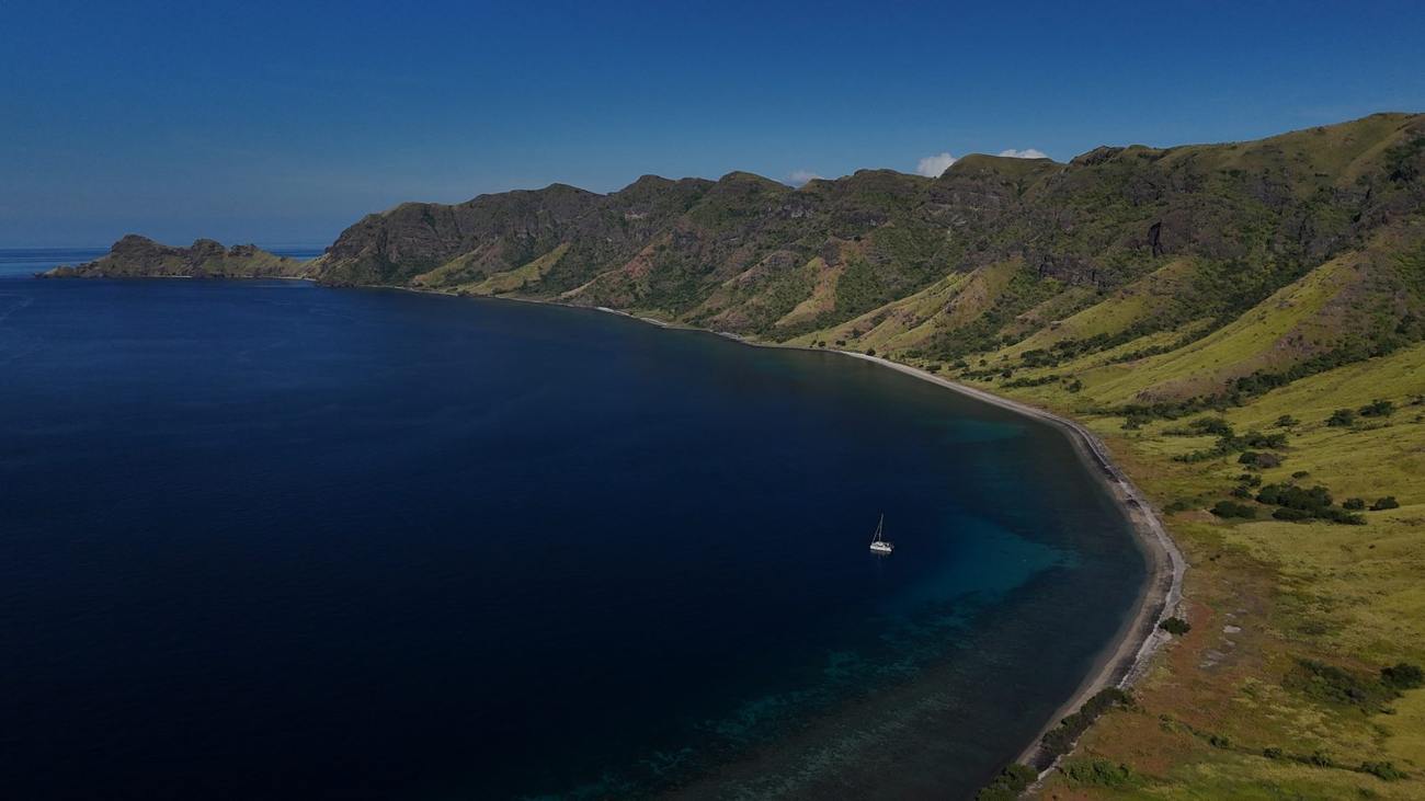 Bay along the coast, Sumbawa