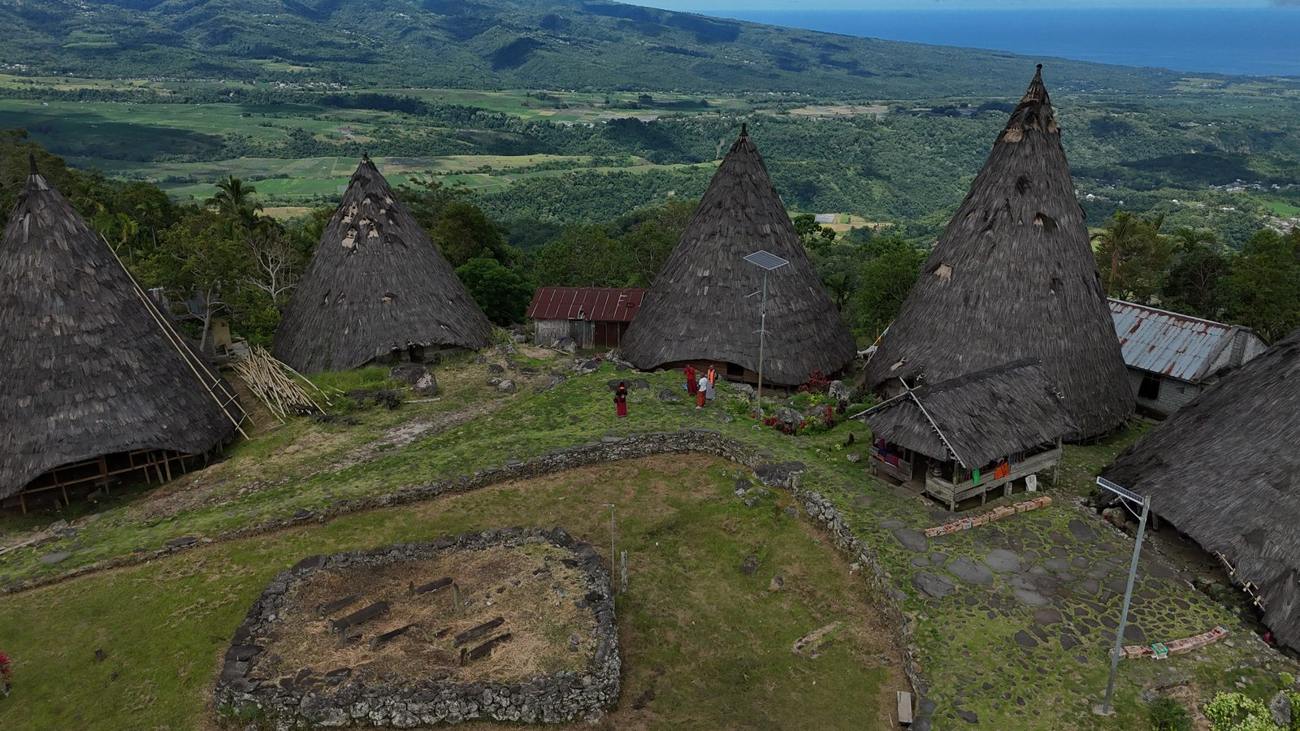 Traditional village, Flores highlands
