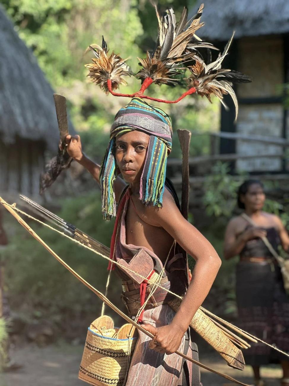 Traditional warrior dress