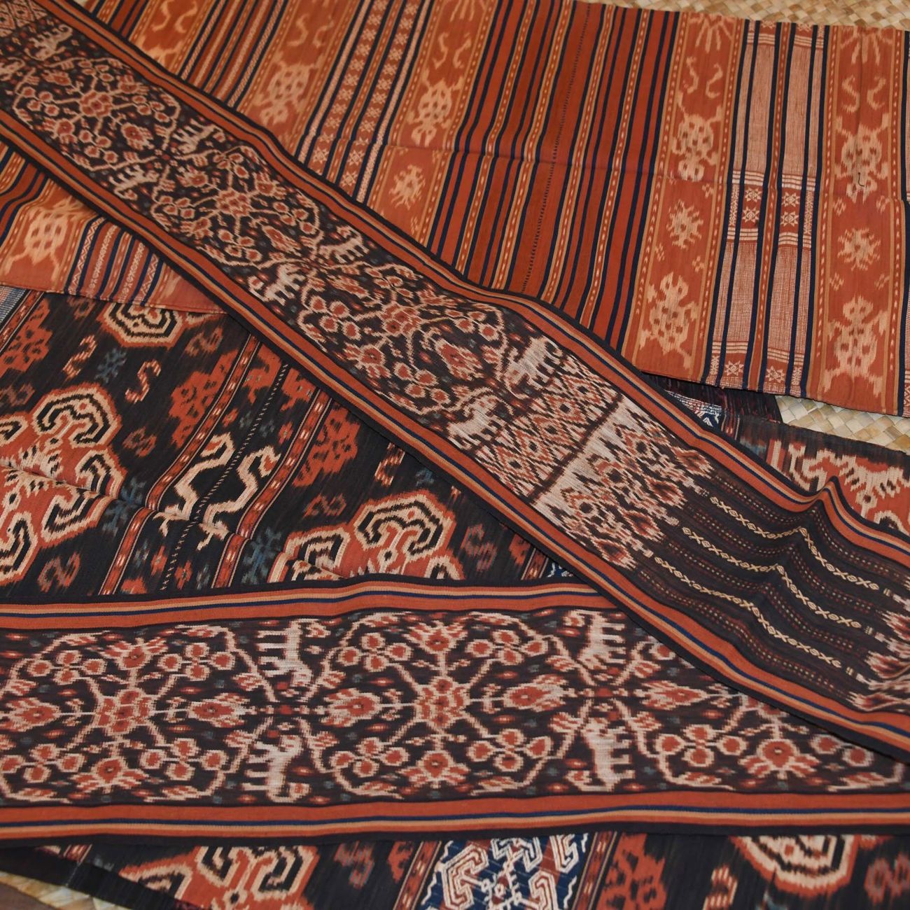 Folded East Sumba ikat textiles — Day 9